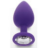 ANAL PLAY TOYJOY Plug Bijou Diamond Booty L 9 x 4cm Violet
